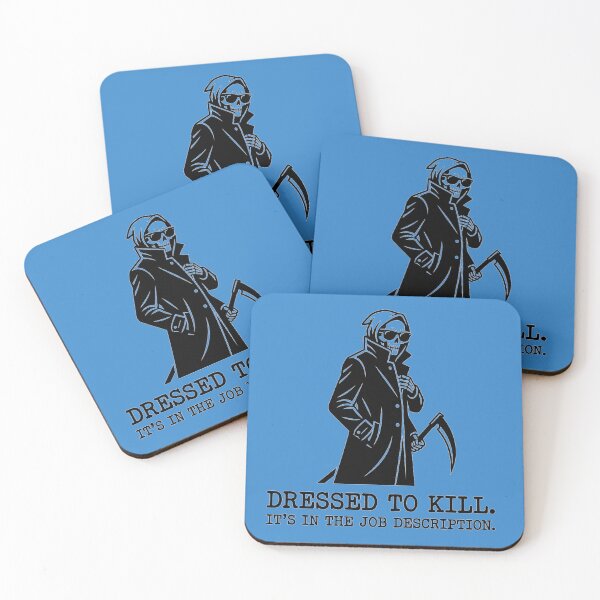 Item preview, Dressed to Kill Grim Reaper Minimalist Streetwear designed and sold by AgdBol.