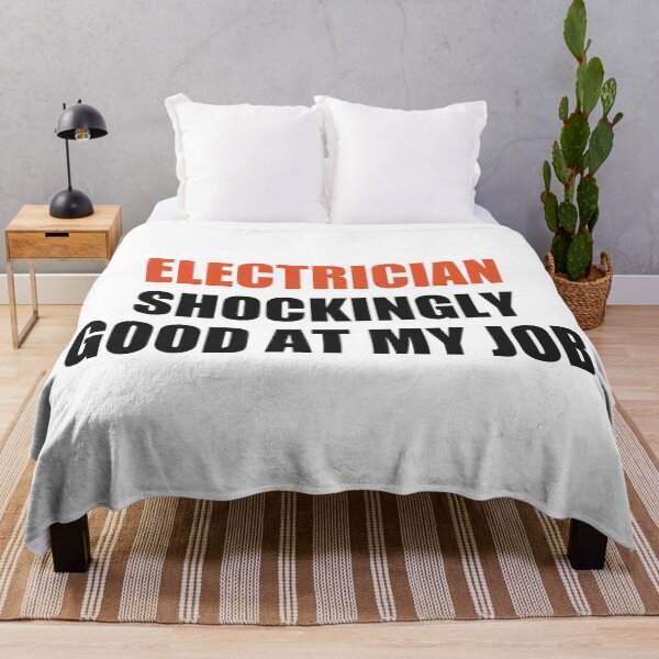 Item preview, Funny Electrician Shirt Shockingly Good At My Job designed and sold by Alphakenon.