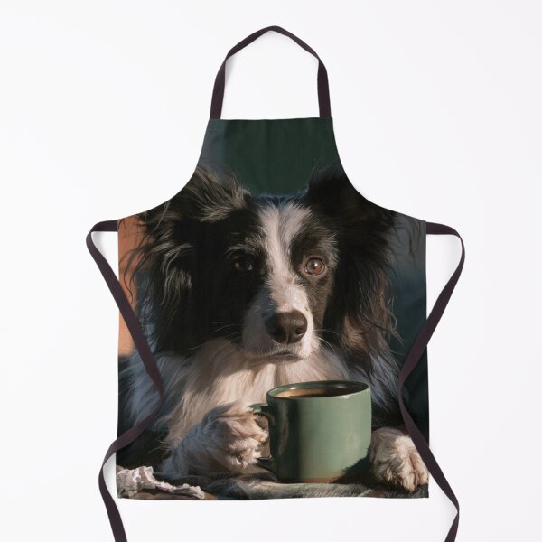 Item preview, Border Collie Dog Coffee Morning Lover Art designed and sold by NicolasGlowArt.