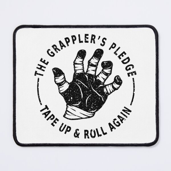 Item preview, BJJ Grappler's Pledge – Tape Up & Roll Again designed and sold by Ankarzh.