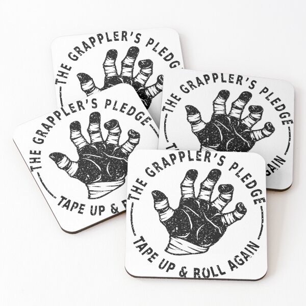 Item preview, BJJ Grappler's Pledge – Tape Up & Roll Again designed and sold by Ankarzh.