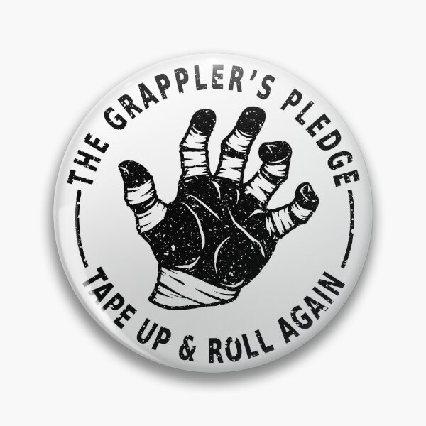 Item preview, BJJ Grappler's Pledge – Tape Up & Roll Again designed and sold by Ankarzh.