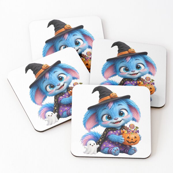 Item preview, Lulu the Fluffy Monster with Ghost Friend designed and sold by YarQpl.