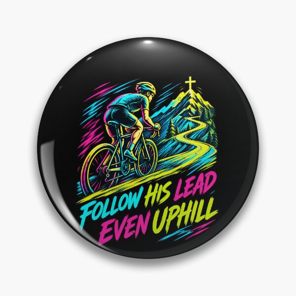 Item preview, Follow Jesus Through Every Cycling Climb designed and sold by elderberry.