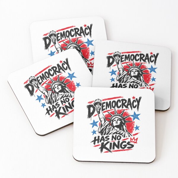 Item preview, Democracy Has No Kings American Patriot Freedom Republic designed and sold by AncientClouds25.
