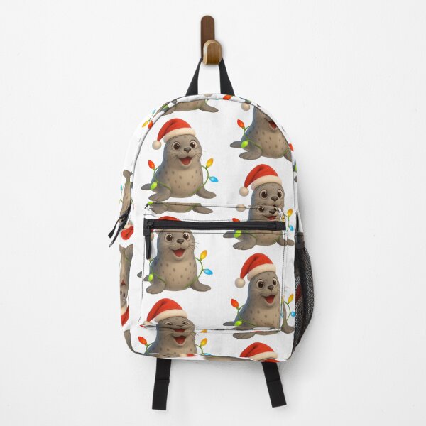 Item preview, Cheerful Grey Seal Christmas designed and sold by Sillytoe.