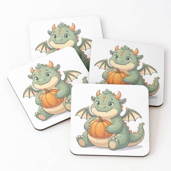 Item preview, Matcha the Cute Baby Dragon - Pumpkin designed and sold by VFXguy.