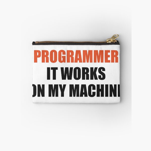 Item preview, Funny Programmer Shirt It Works On My Machine designed and sold by Alphakenon.