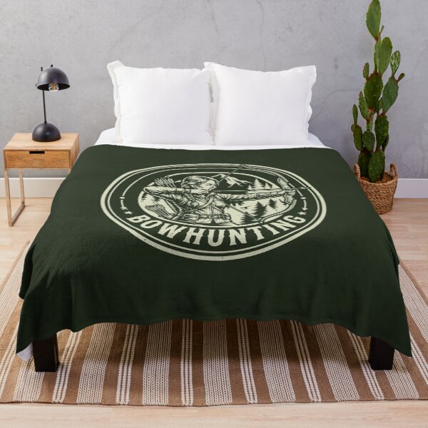 Item preview, Bowhunting Huntress Vintage Badge Mountain Forest Outdoor Graphic    designed and sold by KiwiRider.
