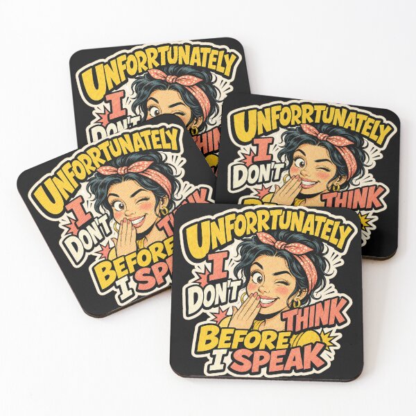 Item preview, Unfortunately I Dont Think Before I Speak Oversharing Humor designed and sold by BeardWave.