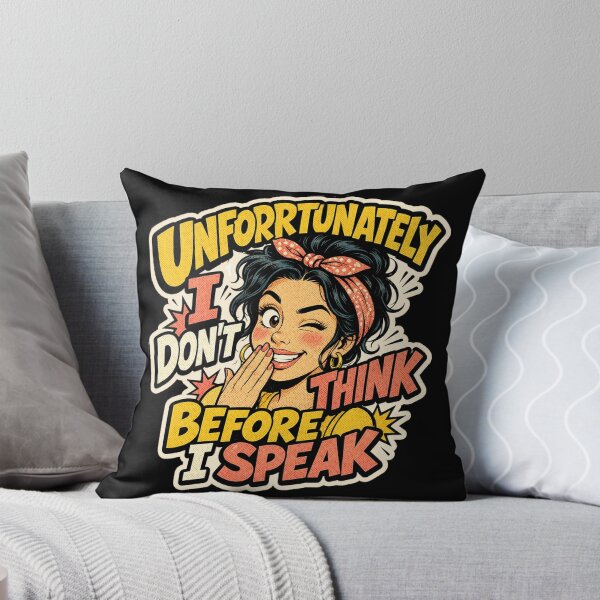 Item preview, Unfortunately I Dont Think Before I Speak Oversharing Humor designed and sold by BeardWave.