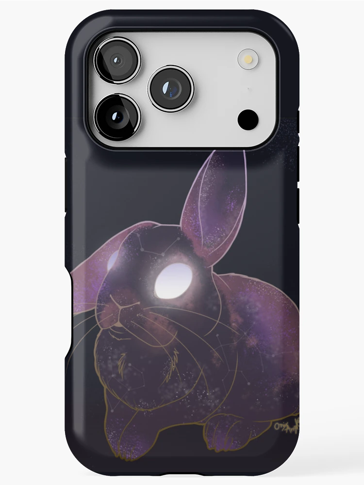 Thumbnail 1 of 4, iPhone Case, Stardust Rabbit designed and sold by Onix Angel Creations.