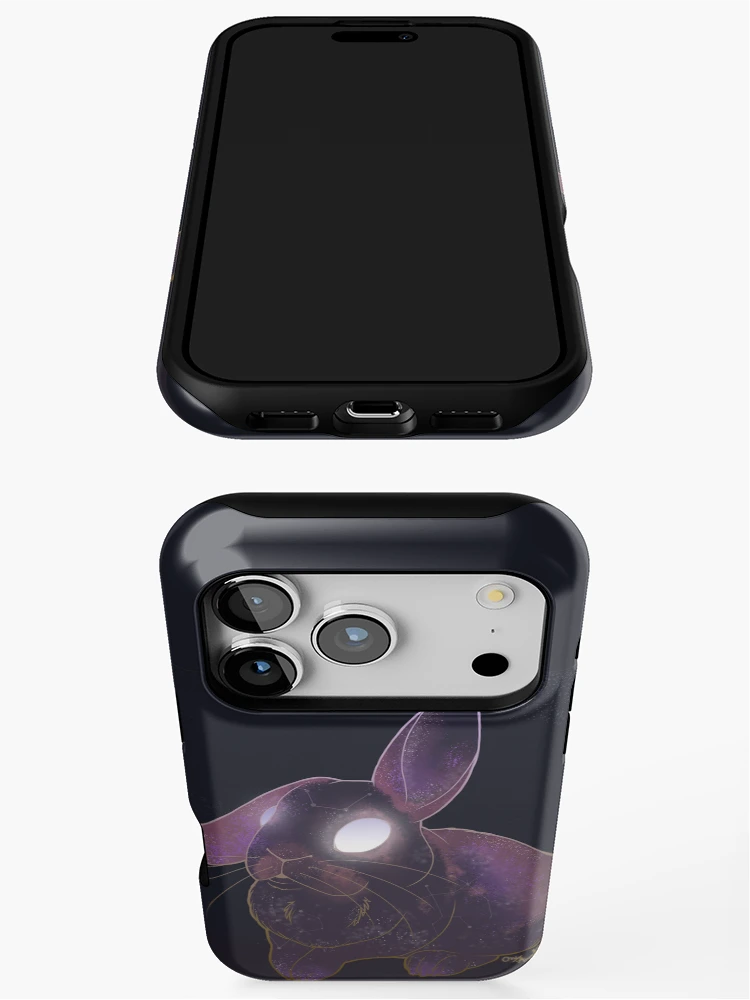 Thumbnail 3 of 4, iPhone Case, Stardust Rabbit designed and sold by Onix Angel Creations.