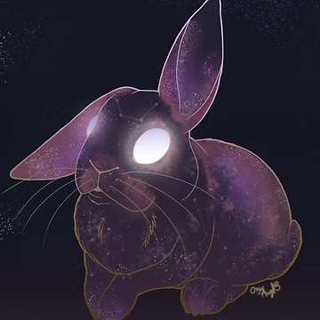 Artwork thumbnail, Stardust Rabbit by Onix Angel Creations