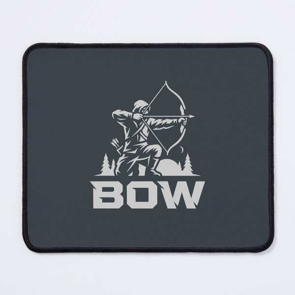 Item preview, Bow Archery Hooded Archer Forest Silhouette Monochromatic Graphic designed and sold by KiwiRider.