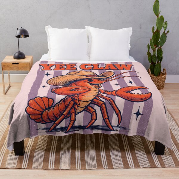 Item preview, Funny Lobster Cowboy Yee Claw Western Coastal Cowgirl designed and sold by Y-Vibes.