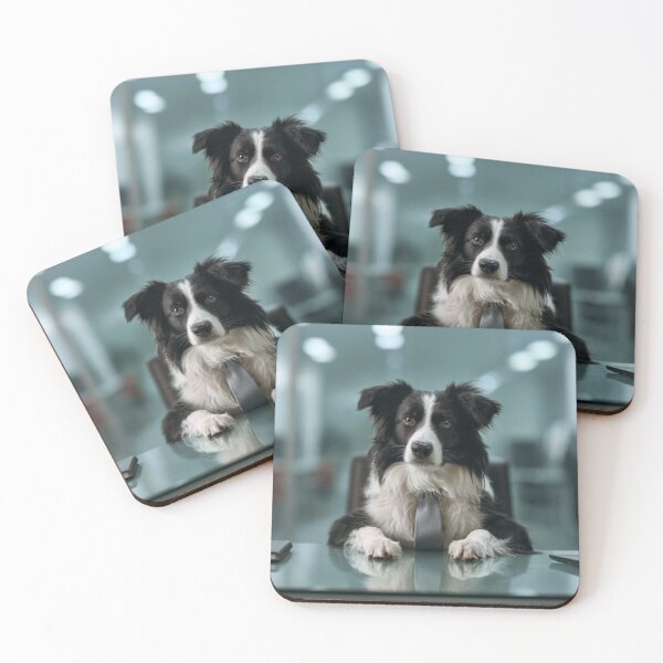 Item preview, Border Collie Dog Business Professional Tie Office designed and sold by NicolasGlowArt.