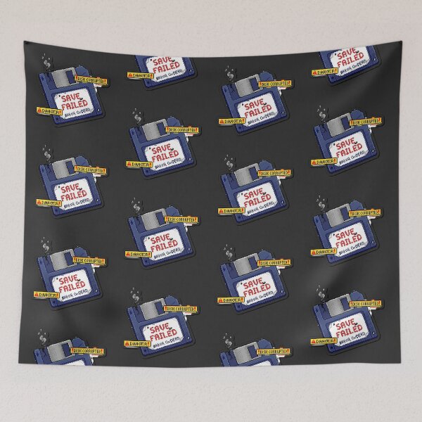 Item preview, Save Failed - Pixel Art designed and sold by Potato Quality Prints.