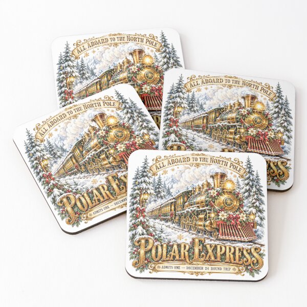 Item preview, The Scarlet Steam Express – Vintage Watercolor Locomotive designed and sold by Pattern Arbor .