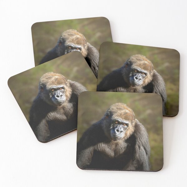 Item preview, Portrait of a Contemplative Gorilla designed and sold by Savannah Gibbs.