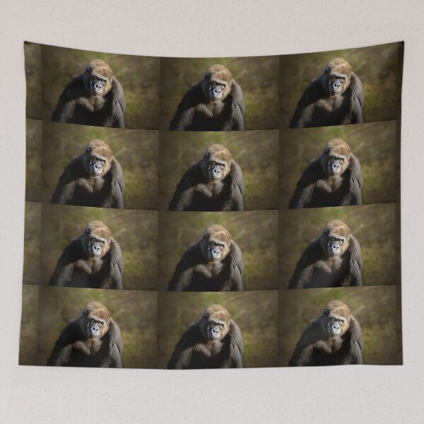 Item preview, Portrait of a Contemplative Gorilla designed and sold by Savannah Gibbs.