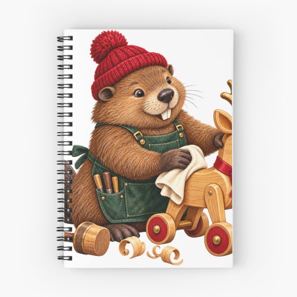 Item preview, Beaver Christmas Toy Carpenter designed and sold by gallleriaworld.