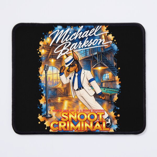 Item preview, Michael Barkson - Snoot Criminal Funny Dog Parody designed and sold by CrazyCraftStudio.