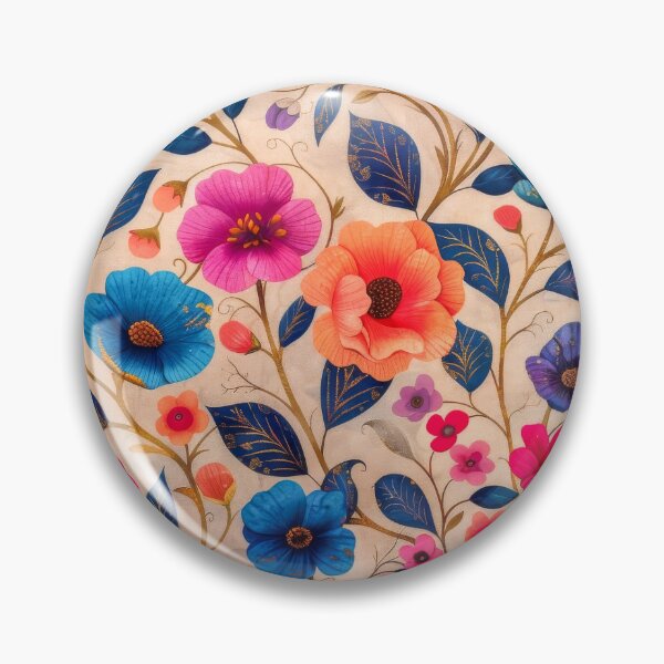 Item preview, Whimsical Botanical Garden: Colorful Wildflowers Illustration designed and sold by MargaretWiktor.