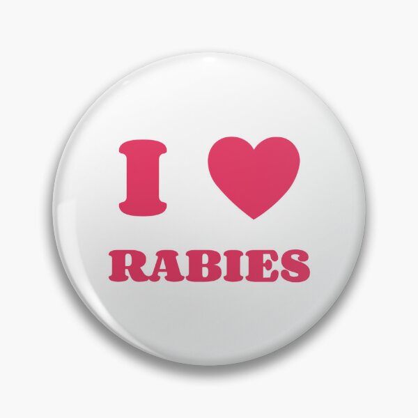 Item preview, I Love Rabies Pink designed and sold by SlimyFish.