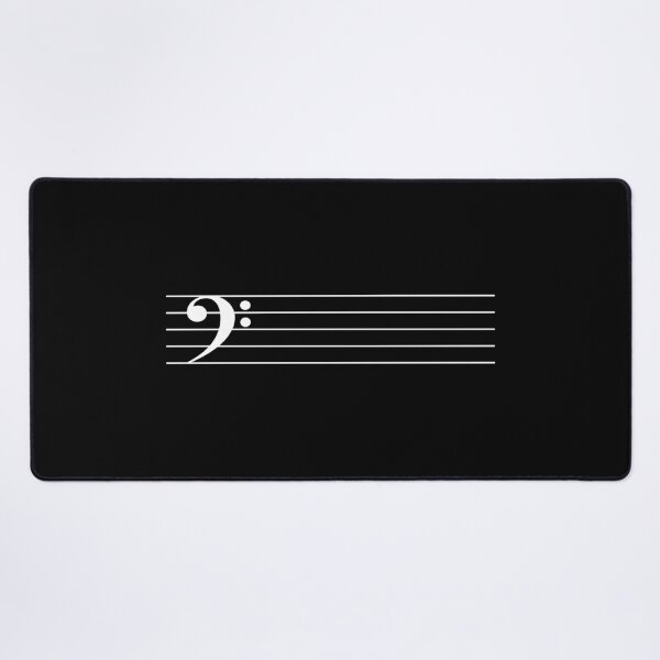 Item preview, Bass F Clef Music Staff - Minimalist White Design designed and sold by lematworks.