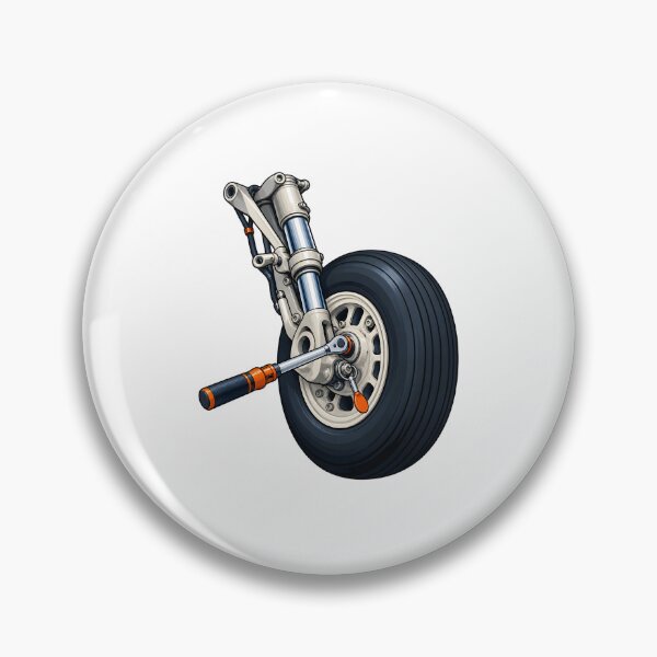 Item preview, Aircraft Landing Gear Torque Check Illustration designed and sold by Philippa Shop.