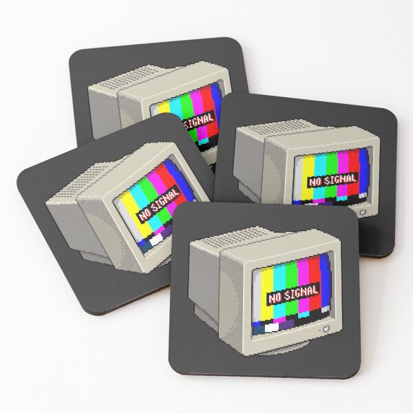 Item preview, CRT No Signal - Pixel Art designed and sold by Potato Quality Prints.