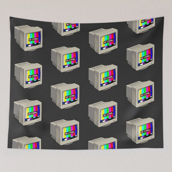 Item preview, CRT No Signal - Pixel Art designed and sold by Potato Quality Prints.