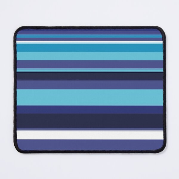 Item preview, Abstract Shades of Blue Horizontal Striped Pattern designed and sold by TwelveParties.