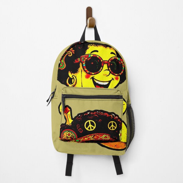 Item preview, Banana with Afro 70s Hippie Glasses Peace Funny Banana designed and sold by AstronautMerch.