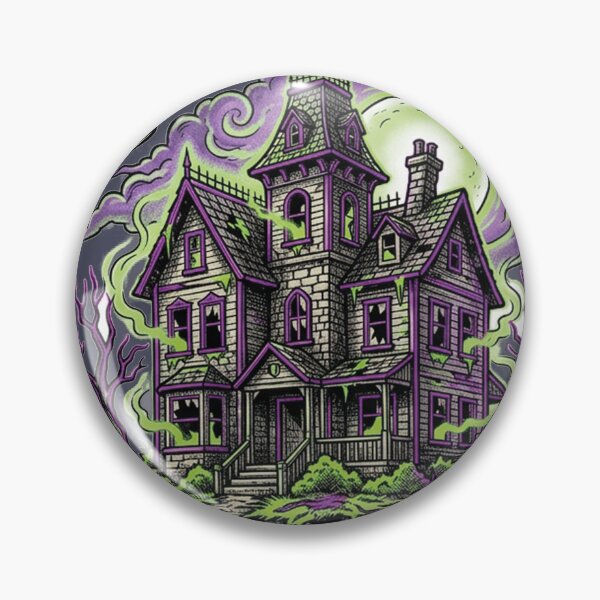 Item preview, The Haunted House Vintage Halloween Spooky Mansion designed and sold by AgdBol.