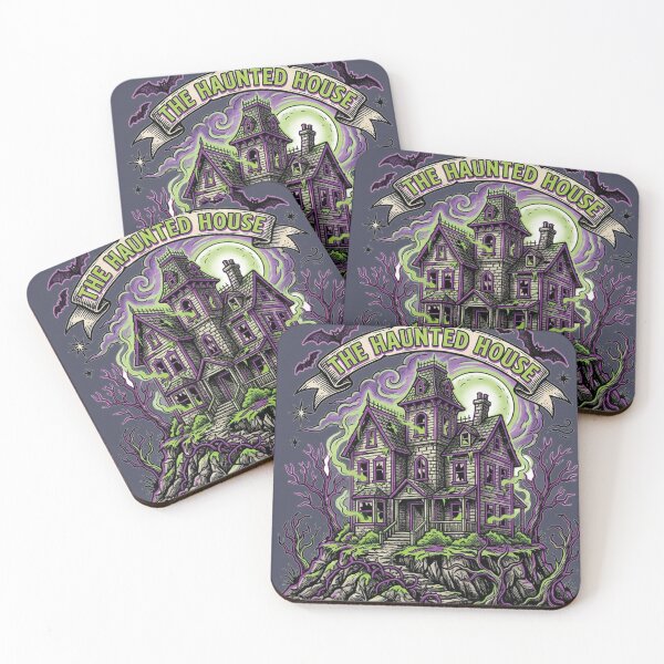 Item preview, The Haunted House Vintage Halloween Spooky Mansion designed and sold by AgdBol.
