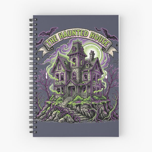 Item preview, The Haunted House Vintage Halloween Spooky Mansion designed and sold by AgdBol.
