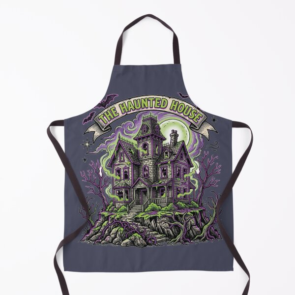 Item preview, The Haunted House Vintage Halloween Spooky Mansion designed and sold by AgdBol.