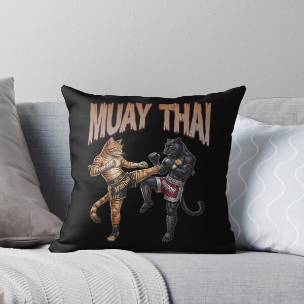 Item preview, Cats train Muay Thai designed and sold by ReneMM.