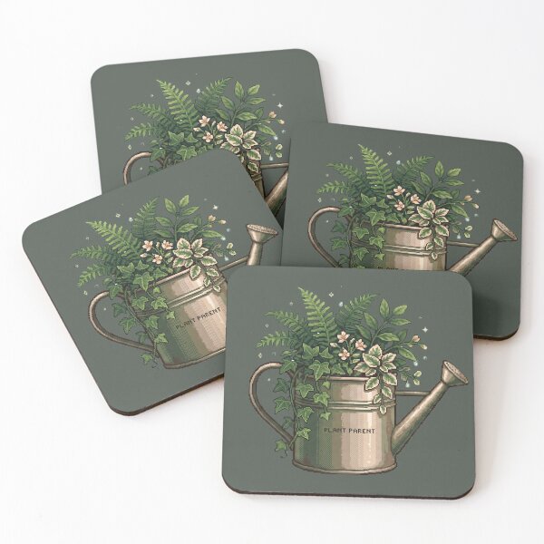 Item preview, Plant Parent Watering Can - Pixel Art designed and sold by Potato Quality Prints.