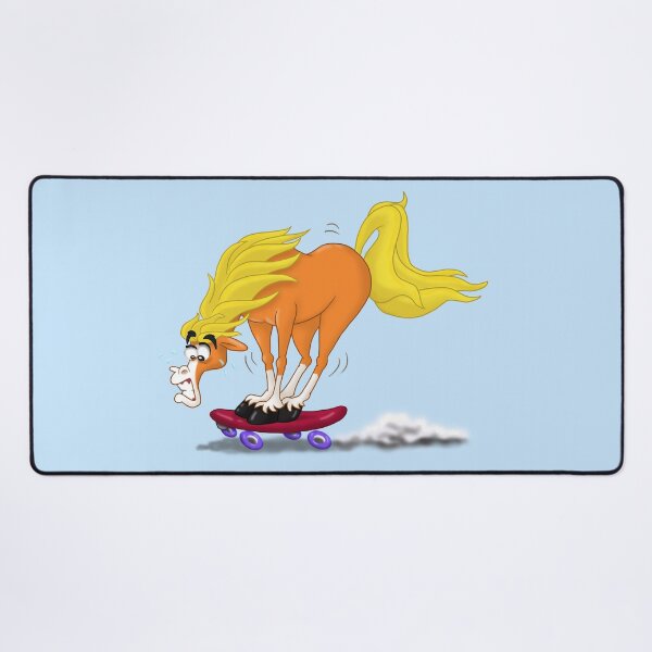Item preview, A newbie skateboarding horse designed and sold by AnnieLonghiDesigns.