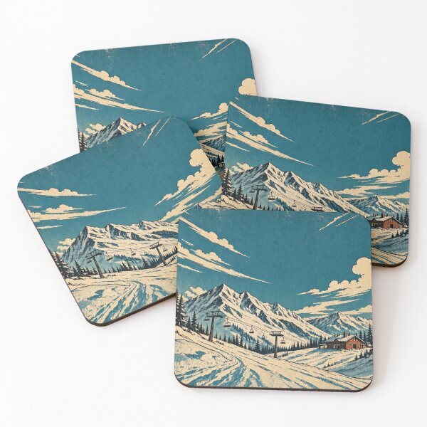 Item preview, Vintage Alpine Ski Resort  designed and sold by BlueBerry45.