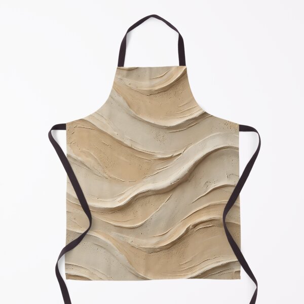 Item preview, Minimalist Sculpted Plaster Waves Seamless Pattern designed and sold by wallpapersarts.