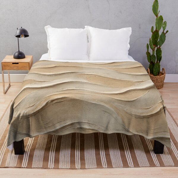 Item preview, Minimalist Sculpted Plaster Waves Seamless Pattern designed and sold by wallpapersarts.