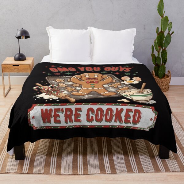 Item preview, Omg You Guys We're Cooked Funny Christmas Gingerbread Baking Humor designed and sold by w66aboo.