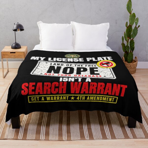 Item preview, My License Plate Isn’t A Search Warrant – 4th Amendment Privacy designed and sold by moabeArtistic.