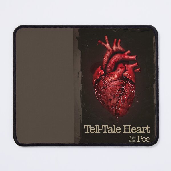 Item preview, The Tell-Tale Heart by Poe - Gothic Heart Illustration designed and sold by Juuskus.