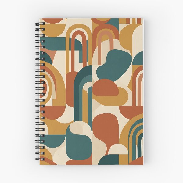 Item preview, Modernist Geometric Arches And Shapes Pattern designed and sold by wallpapersarts.