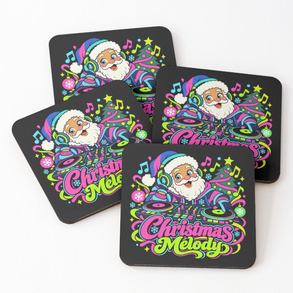 Item preview, Christmas Melody – Neon Santa DJ designed and sold by Aimetoi.